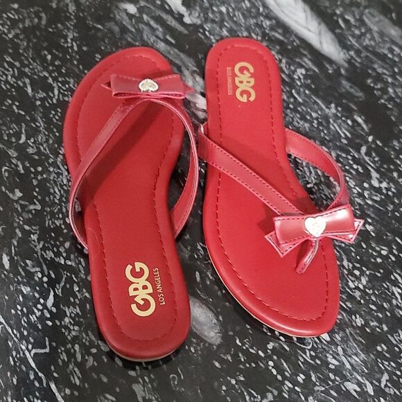 BRAND NEW GBG BOWNOT SLIP ON WOMENS FLAT SANDALS - Picture 5 of 14